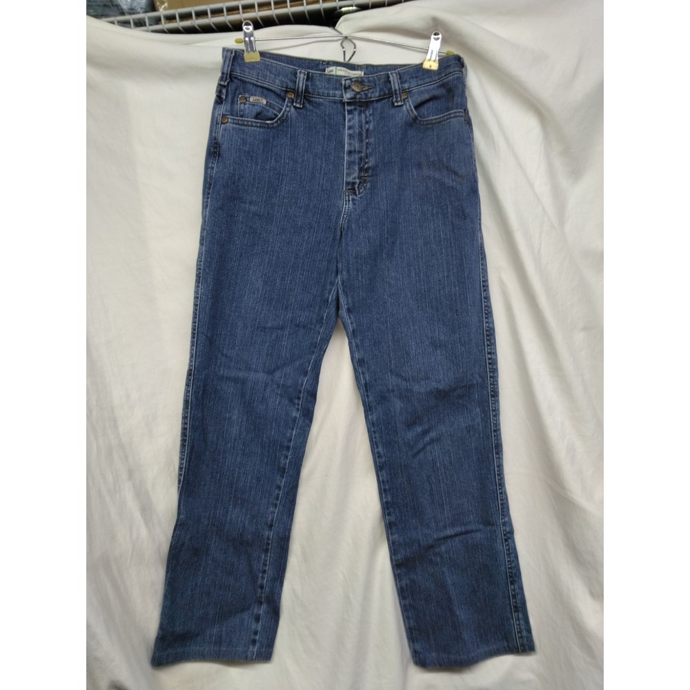 Lee Relaxed Straight Leg At The Waist Women's Size 6 Regular Jeans Vintage 1990